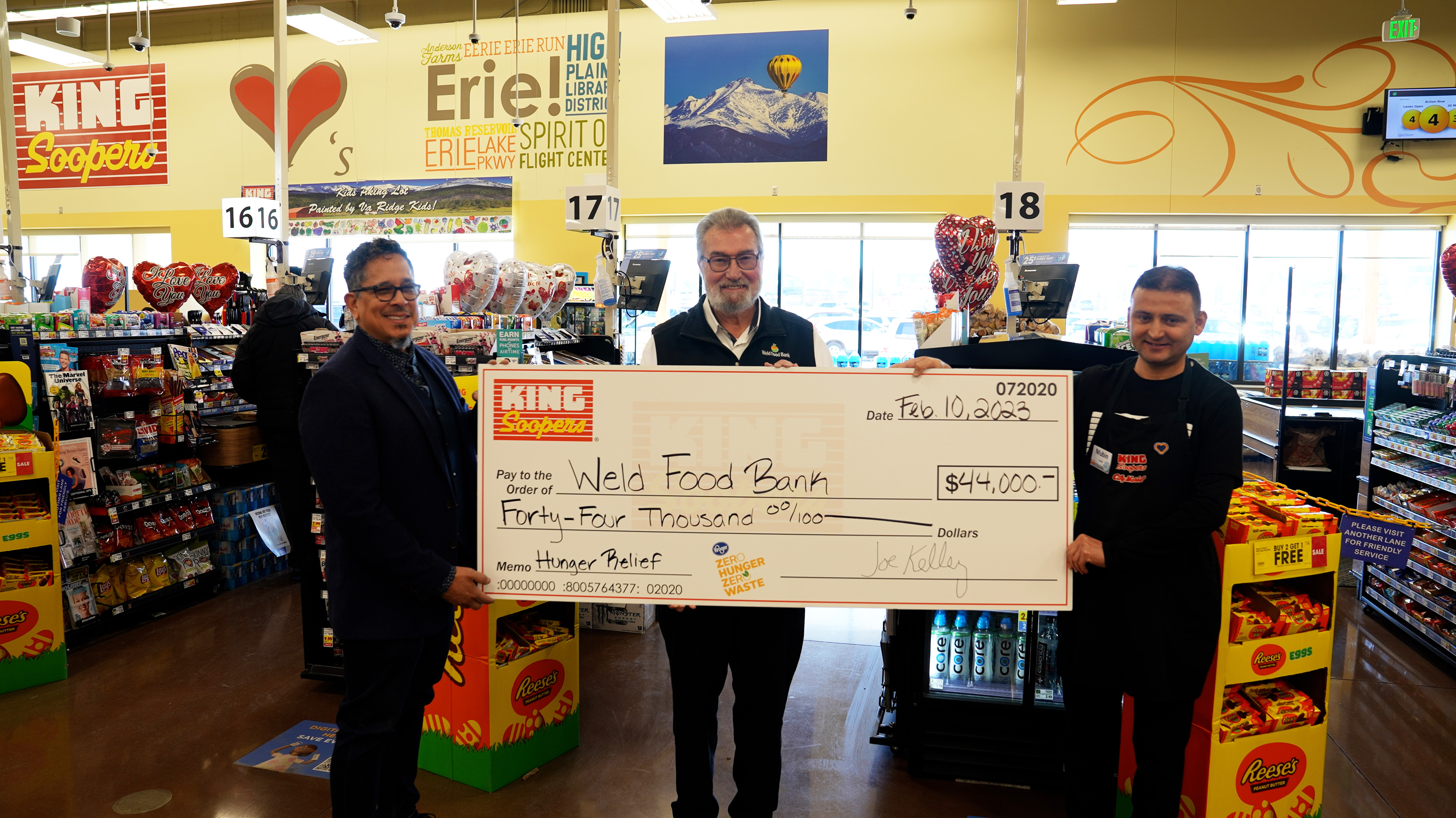 King Soopers Donates 44,000 to Weld Food Bank